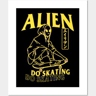 Vintage Alien Posters and Art